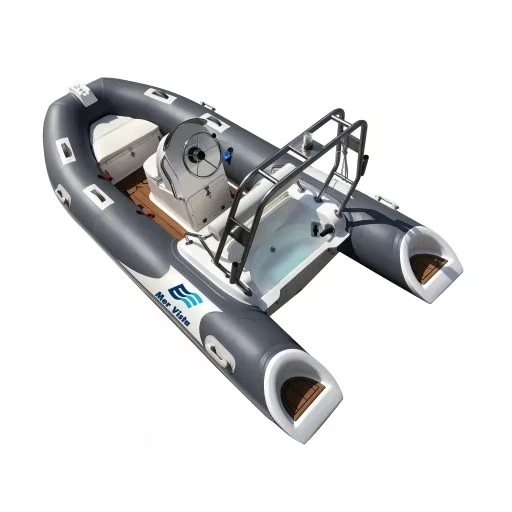 CE Inflatable Deep V Shape 13ft 390 Rigid Inflatable Boat Bateau
