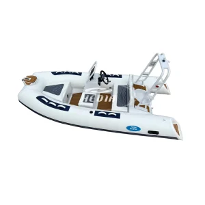 CE Luxury Small Aluminum Rib Boat 3.6M Hypalon Orca Inflatable Boat Dinghy Tender Rib Boat With Cabin for Yacht Fishing