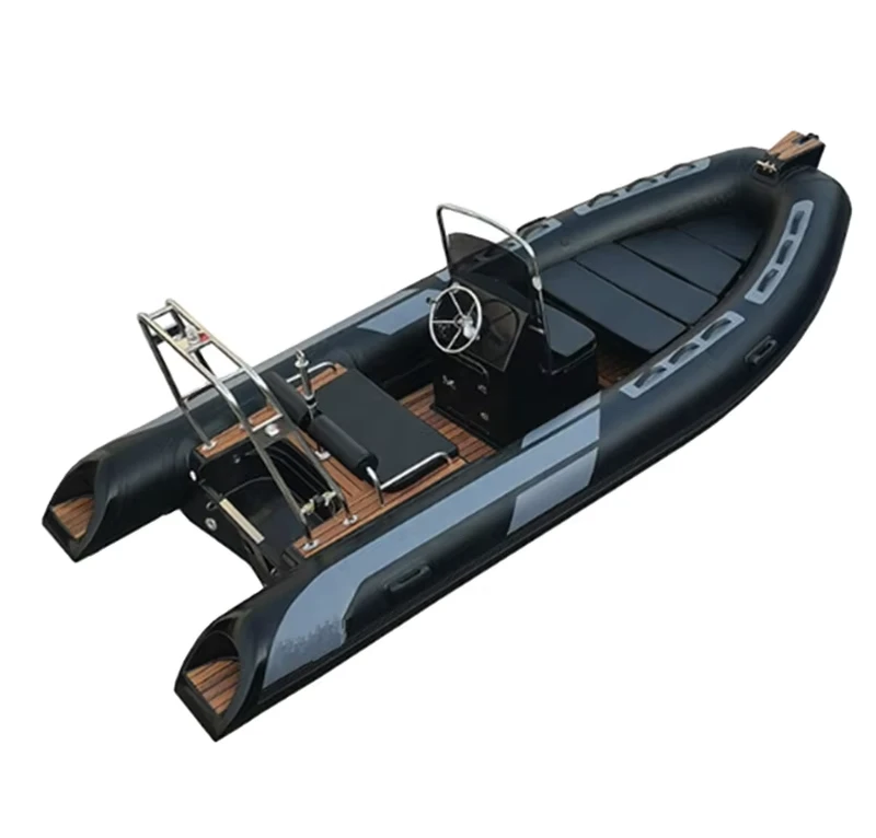 CE RHIB 16 ft 경량 480 보트 유리섬유 선체 경량 인플레이터블 선체 보트 8인용