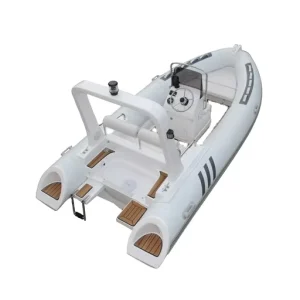 CE RIB 480 Hypalon Chinese PVC Fishing Fiberglass Work Boat for Sale