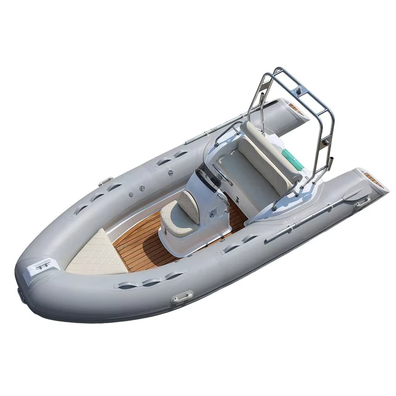 Thuyền bơm hơi CE RIB250 RIB 760, thuyền kayak đánh cá bằng sợi thủy tinh, thuyền RIB Hypalon