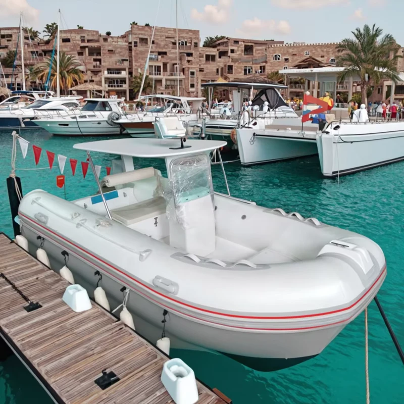 CE Rib390 Yacht Inflatable Fiberglass PVC Rigid Hull Boat