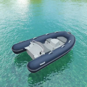 CE Small Luxury EVA Floor RIB 300 Hypalon Inflatable Fishing RIB Boat for Leisure Cruising River Use with Optional Trailer