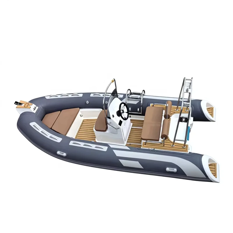 เรือคายัคแข็งแบบเป่าลม PVC Hypalon ขนาด 16 ฟุต 4.8 ม. พร้อมมอเตอร์ขาย