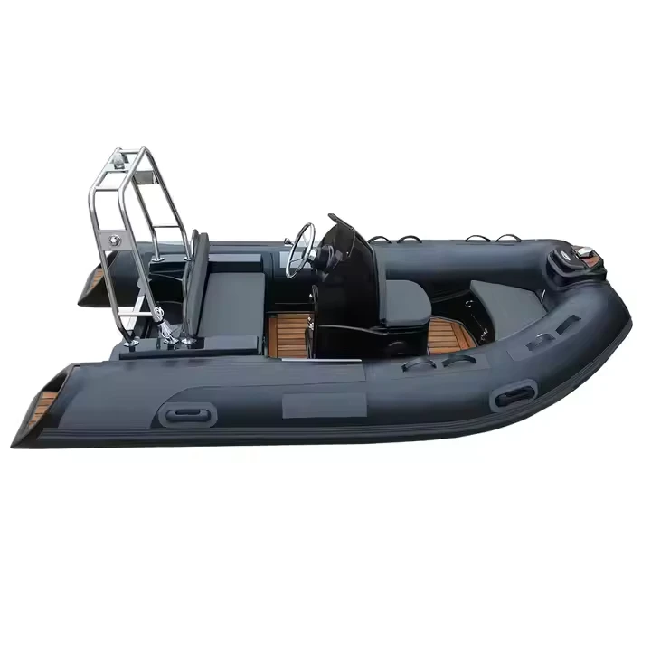 Bateau en fibre de verre CE Small 360 avec coque gonflable pour la pêche, kayak à vendre