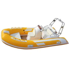 CE 인증 고속 PVC 유리섬유 하이폴론 경질 인플레이터블 보트(RIB) 390 스포츠 낚시 요트 엔진 옵션 포함