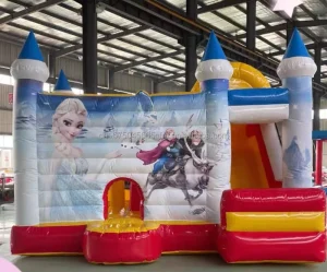 CK 33 Aufblasbare Kleinkind Hüpfburg Gewerblich Zuhause Kindergarten Spielhaus 0,55 mm PVC Einfache Montage 10 Personen 1 Jahr