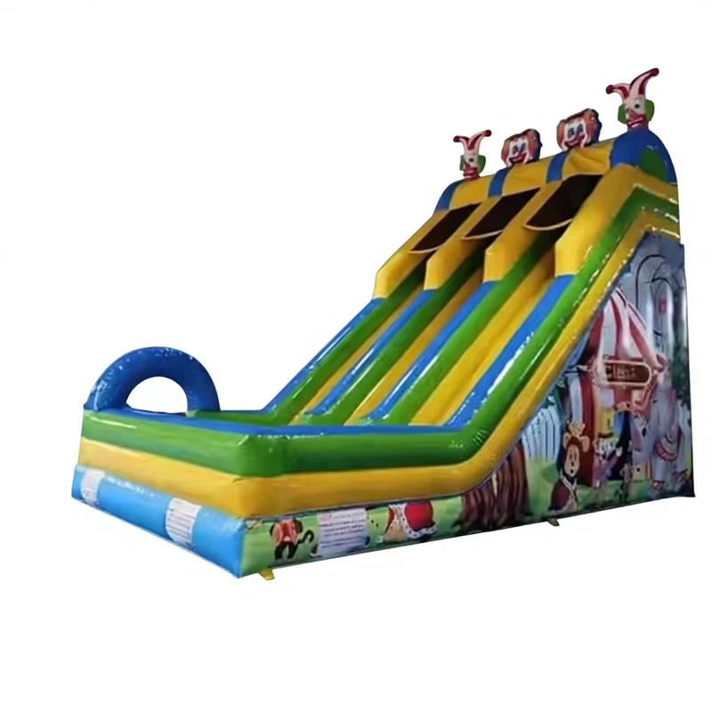 CQ07 Inflatable Bouncy Castle Blue PVC for Male Female Users Indoor Outdoor Use 100~500KG Capacity Easy