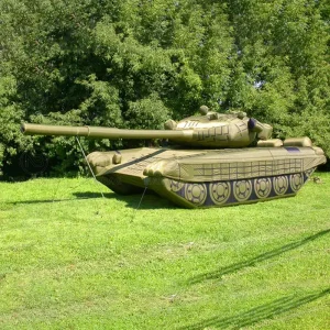 Tarnung Aufblasbare Panzer Attrappen Outdoor Festivals Bühnenrequisiten Aufblasbares Modell Lkw Aufblasbar