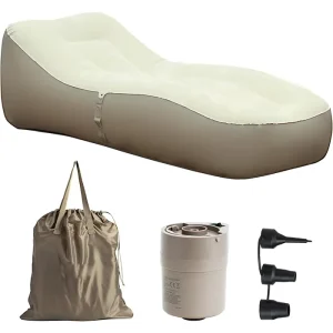 Camping Portable Built-in Air Pump Home Inflatable Couch Blow up Seat Inflatable Chair