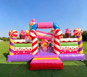 Candy Land Inflatable Castle Bouncy Castle Inflatable Jumping House Bouncer Combo Slide