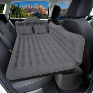 Car Air Mattress Vehicle Inflatable Thickened Travel Bed Sleeping Pad Camping Accessory SUV Air Mattress Car Supplies