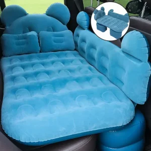 Car Inflatable Bed Rear Seat Sleeping Mattress Travel Bed Air Cushion Pad Interior Accessories
