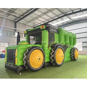 Car Jumping Bouncy Castle Truck Inflatable Combo Bounce House and Slide with Blower