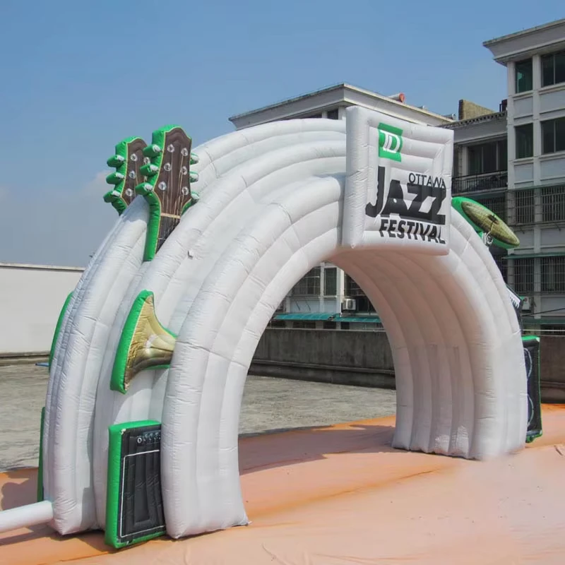 โค้งโฆษณาแบบพองลมกลมที่กำหนดเองสำหรับงานอีเวนต์และเวที