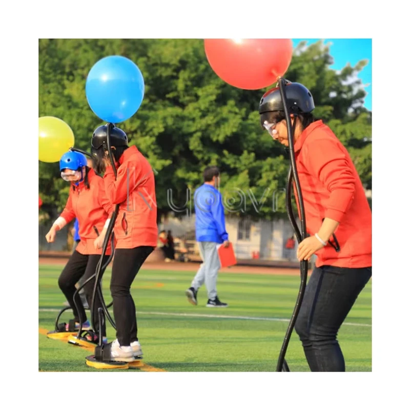 Carnival Fun Party Air Pump Foot Pressed Stomp Pedal Balloon Inflatable Competition Outdoor Games for Kids