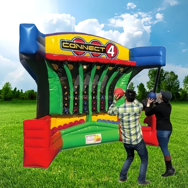 Надувная игра в баскетбол Carnival Connect 4, спортивные игры ПВХ для взрослых