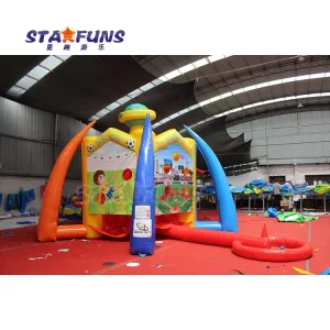 Carnival Game Interactive Kids and Adults Sports Inflatable 5 in 1 Carnival Game Inflatable Challenge Sport Game