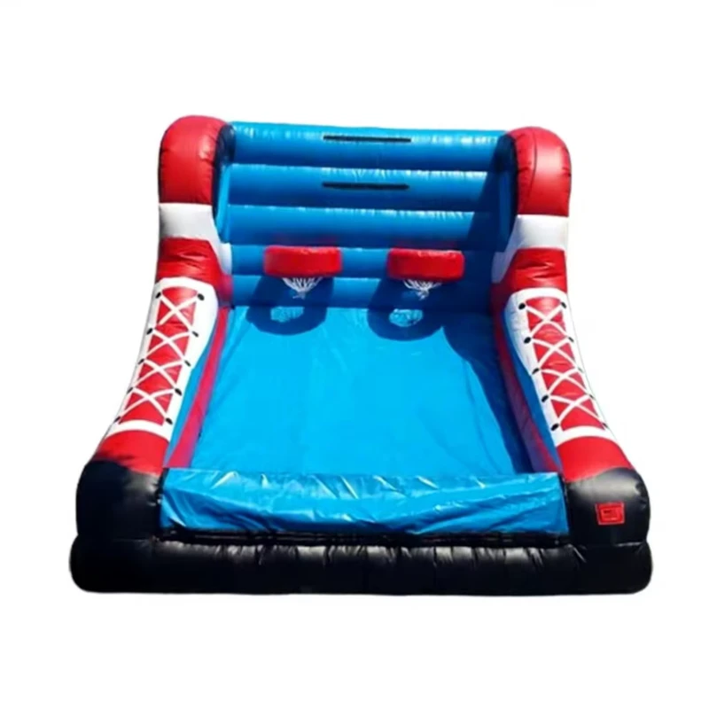 Castillo deportivo inflable de baloncesto Shooting Stars para aficionados al balón