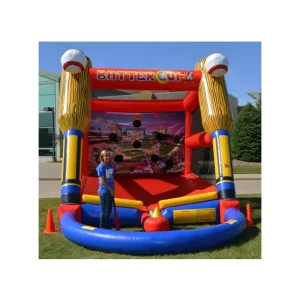 Carnival Inflatable Batter Up Teeball Game Inflatable Baseball Batting Sports Games