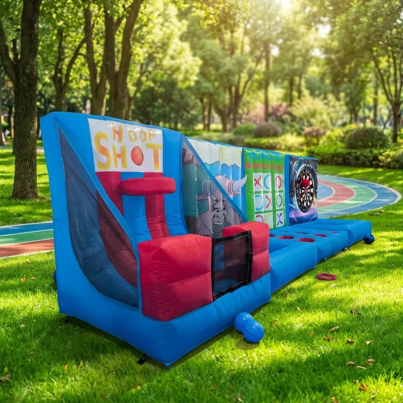 Carnival Inflatable Games 4 Parts Interactive Game for Kid Rental