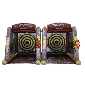 Carnival Inflatable Throwing Game Interactive Double Throwing Inflatable For Carnival Rental Equipment Amusement Park
