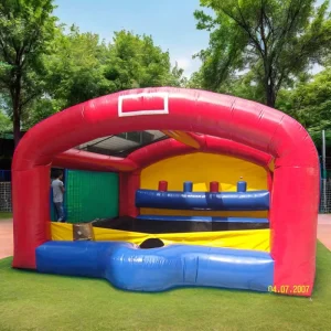 Cápsula de Bate-Bola Inflável de PVC Inspirada em Carnaval para Jogos Desportivos em Parques de Diversões para Crianças