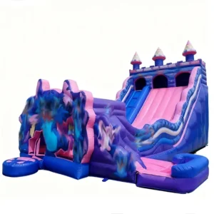 Cartoon Character Star Chi Toys Children’s Favorite Inflatable Slide Commercial grade Elastic Trampoline