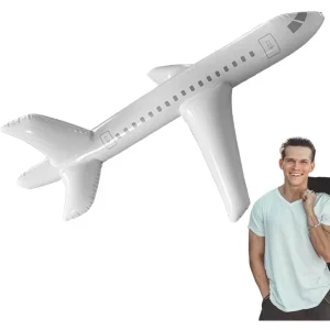 Avión inflable de diseño de dibujos animados, avión inflable de PVC