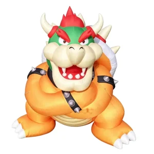 Cartoon Game Bowser Balloon Inflatable Monster Statue Fixed Standing Anime Theme Event Display Decor 5m