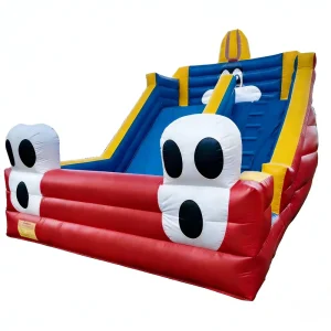 Cartoon Ghost Themed Giant Inflatable Slide PVC Material Eco-Friendly Kids Whimsical Play Equipment Commercial Grade Outdoor Dry