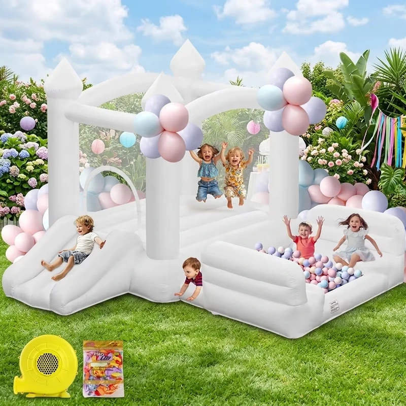 Cartoon Inflatable Playground Dumping Castle Oem Blackyard Outdoor Inflatable Theme Park Inflatable Bounce House Dryslide