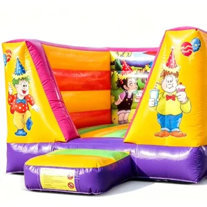 Cartoon Mini Inflatable Bounce House Toddler Rainbow Jumping Castle Commercial PVC Material Eco-Friendly Home