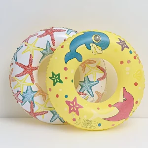 Cartoon Underarm Float Inflatable PVC Child Swim Ring Circle Shape