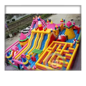 Castle Inflatable Bouncy Castle With Slide Wedding Castle
