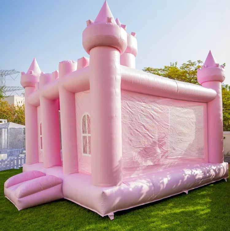 Castle Party Inflatable Bounce House Slide Bouncer Pink Jumper Commercial Inflatable Castle