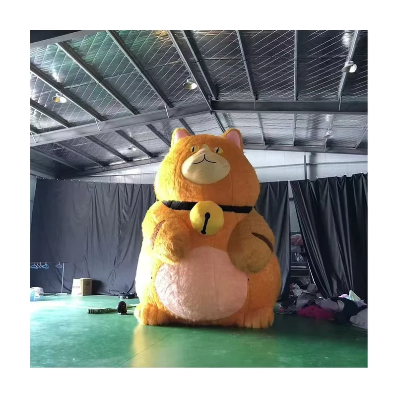 Katze Plüsch Aufblasbares Kostüm Cartoon Puppe Kostüm Geh-Performance Requisitenkostüm