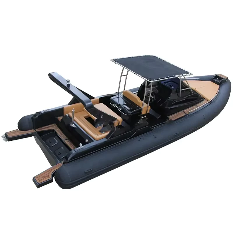 Perahu karet rigid V dalam laut 32'9.6m, 12m dalam, hull fiberglass Hypalon, perahu penumpang rib, 960 tersedia untuk dijual