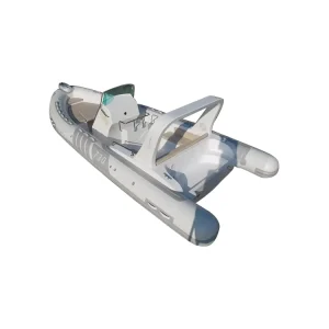 Ce Certified 19 Foot Hypalon Rigid Inflatable Kayak with Bilge Keels, Aluminum Hull, and Motor for Fishing and Recreation