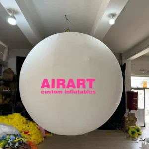 Ceiling Used Inflatable White Balloon Wedding Event Inflatable Decorations Hanging Decoration Ball Inflatables