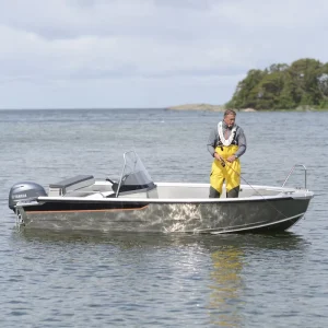 Centre Console Aluminum Fishing Boat V Hull with Outboard Engine