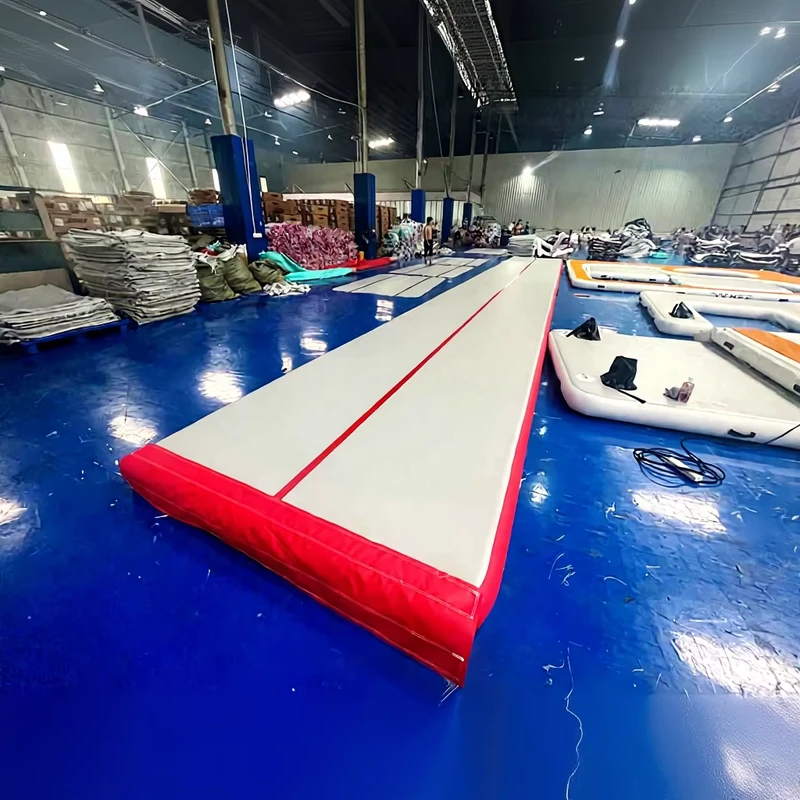Matras Tumbling Inflatable 15m untuk Pelatihan Gymnastik dari Pabrik China