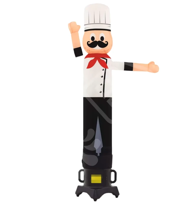 Koch-Themen Lufttänzer Inflatable Tube Man Koch Lufttänzer für Restaurant