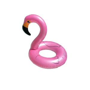 Child Eco-Friendly PVC Inflatable Novelty Flamingo Swim Ring Float Raft Swimming Pool Beach Toy