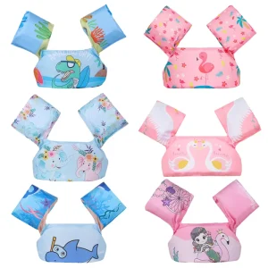 Child Safety PVC Floating Swimming Life Jacket Arm Band Durable CE Certified for Outdoor Use