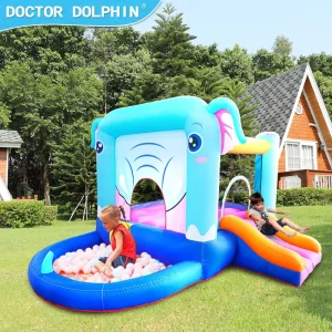 Children Inflatable Kids Slide Jumping Bounce House Bouncer Castles Inflatable Bouncy Air Castle with Blower