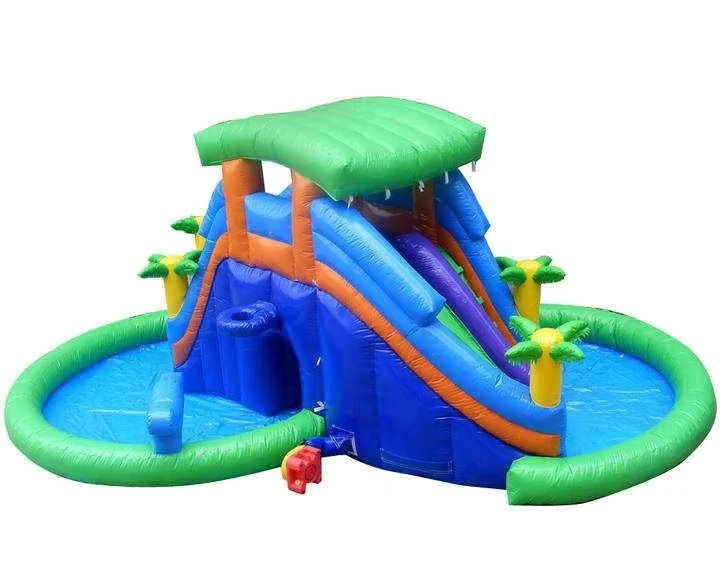 Aufblasbare Rutsche für Kinder Splash Pool Aufblasbare Wasserrutsche für den Garten