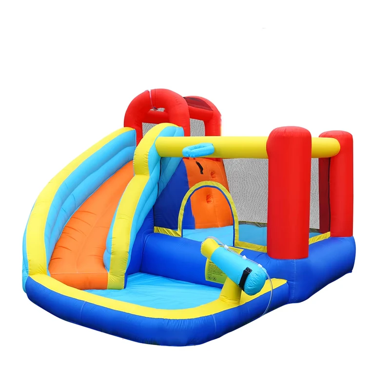 Parcs aquatiques gonflables pour enfants, pont flottant, parc aquatique gonflable commercial pour enfants.