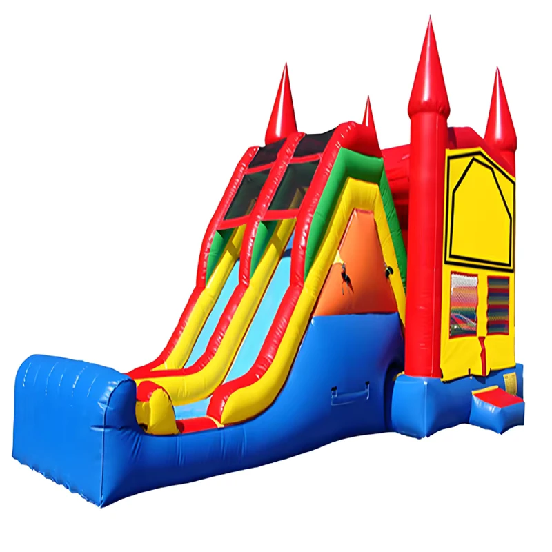 Kinderparty Vermietung Inflatable Sprunghaus Kombi Hüpfburg 3 Jahre Garantie 100-500 kg Kapazität PVC Material Einfach