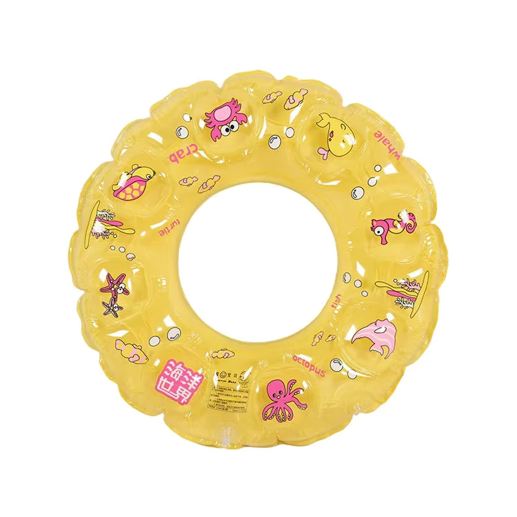 Anello Gonfiabile Eco-Friendly per Nuotare per Bambini, Creativo e Pieghevole, con Maniglie Spesse per 1 Persona